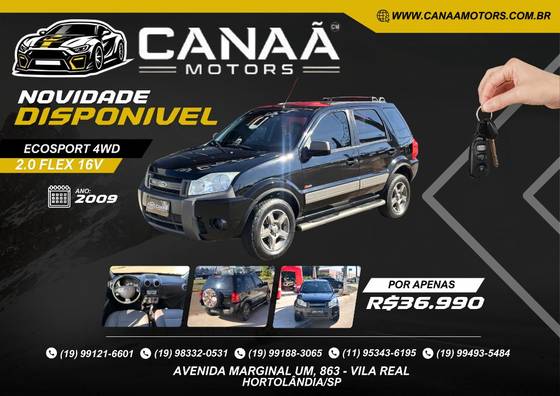 FORD ECOSPORT 2.0 4WD 16V FLEX 4P MANUAL